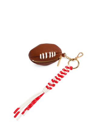 Red Football Bag Charm