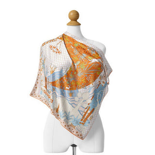 Silk Feel Square Scarf