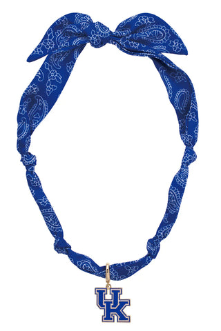 KY Wildcats Logo Scarf Necklace