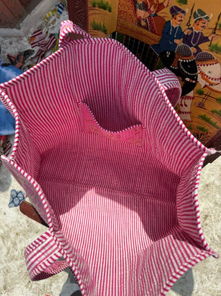 Pink India Tote