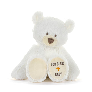 God Bless Baby White Bear