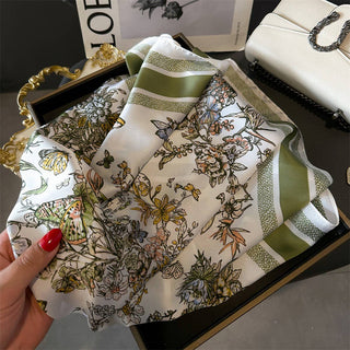 Silky Butterfly Print Scarf