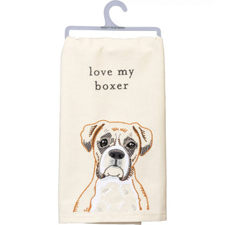 Boxer Tea Towel