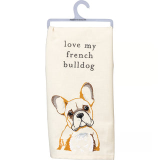 French Bulldog Tea Towel
