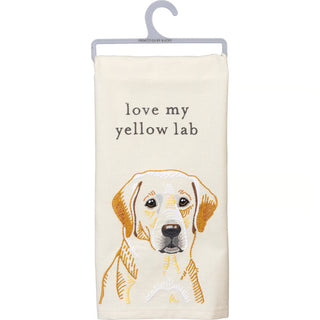 Yellow Lab Tea Towel