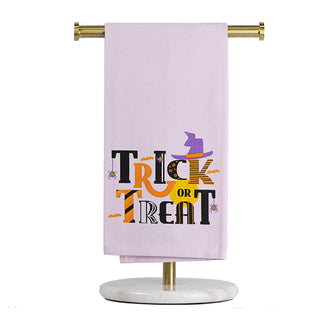 Light Up Trick or Treat Tea Towel