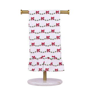 Bow Garland Ruffle Tea Towel