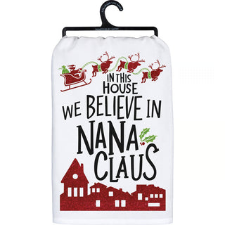 Nana Claus Tea Towel
