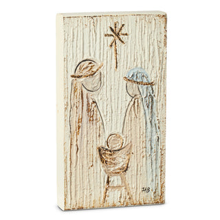 11.75" Holy Family Block