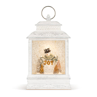 Snowman Joy Musical Snow Globe Lantern