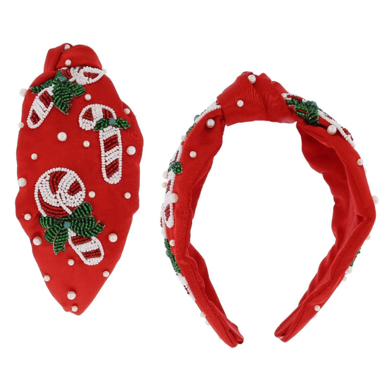 Candy Cane Red Headband