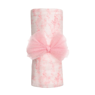 Pink Toile Swaddle and Headband