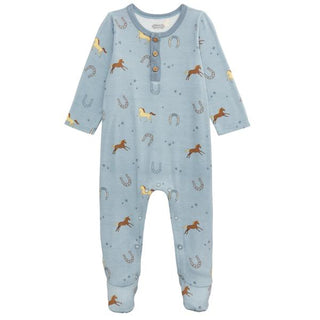 Blue Horseshoe Print Sleeper