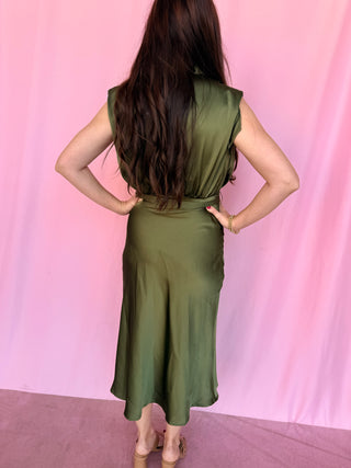 Pretty Please Cowl Neck Dress