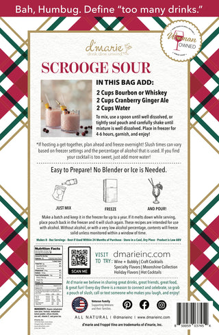 Scrooge Sour Slush Mix