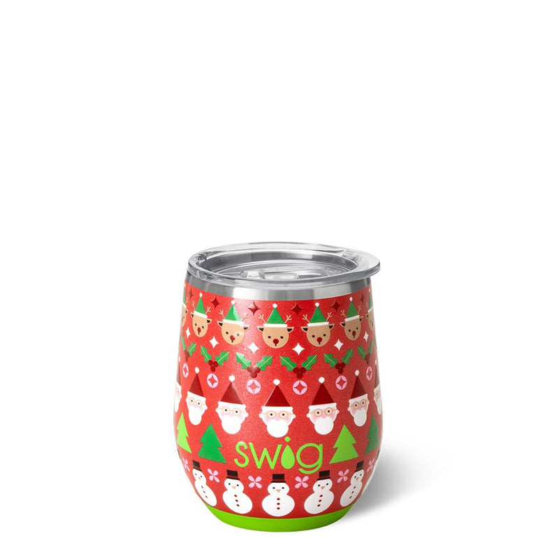 12oz Christmas Crew Stemless Wine Cup