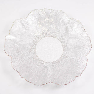 Cannes Glass Serving Bowl Gold 12.5"