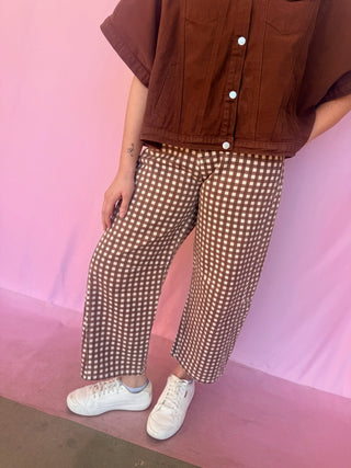 Country Charm Barrel Pants