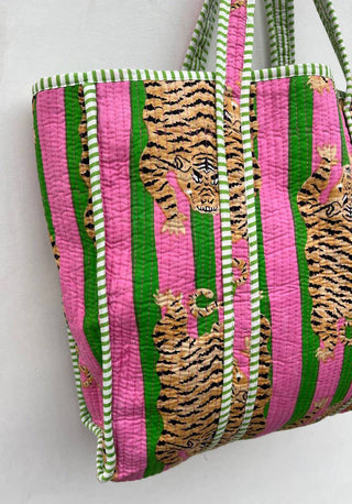 Tiger Quilted Purse