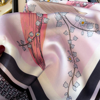 Artistic Printed Small Square Scarf