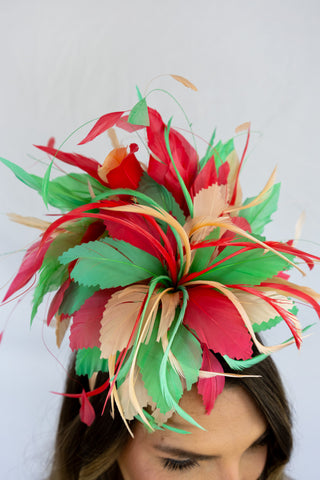 Multi Color Bluegrass Beauty Fascinator