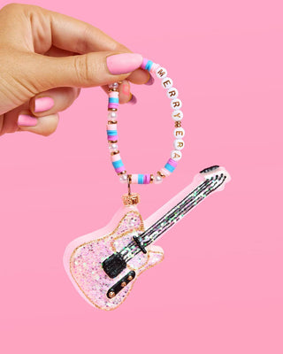 Merry Era Guitar & Friendship Bracelet Christmas Ornament