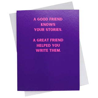 Good Friend Greeting Card
