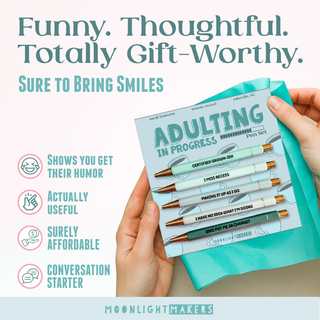 Adulting In Progress Pen Set