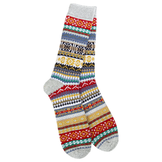 Heather Grey Multi Socks