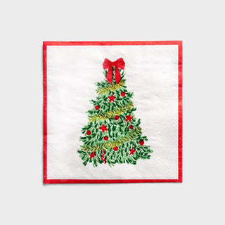 Traditional Tree Cocktail Napkins