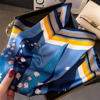 Artistic Printed Small Square Scarf