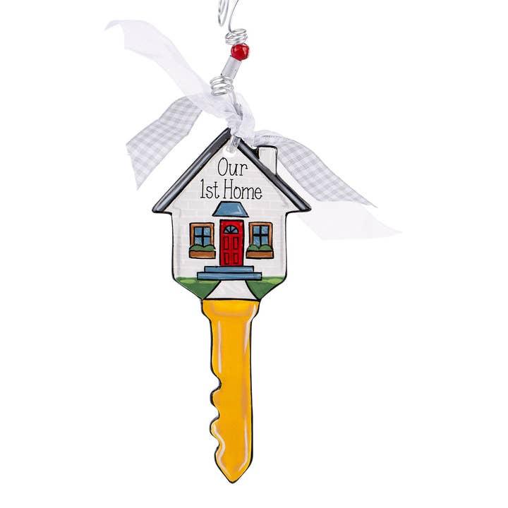 1st Home Key Flat Ornament