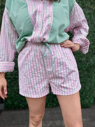 Pink and Green Boxer Shorts