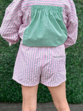 Pink and Green Boxer Shorts