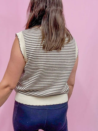 Black & White Sweater Vest 