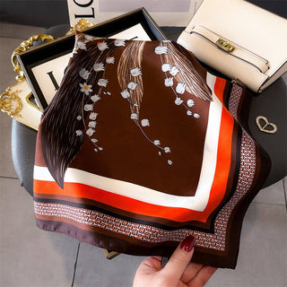 Artistic Printed Small Square Scarf