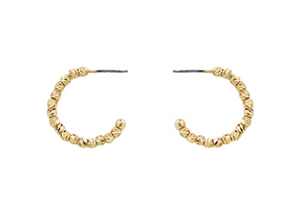 20mm Gold Ball Hoop