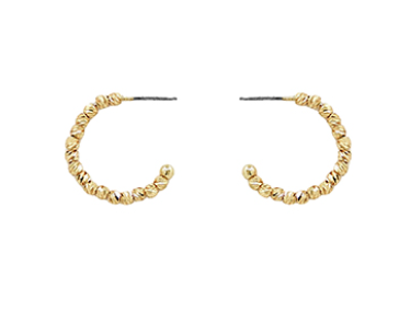 20mm Gold Ball Hoop