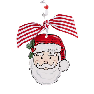 Classic Santa Hohoho Flat Ornament