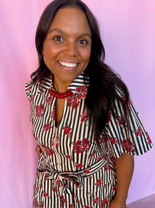Polished & Playful Midi Dress