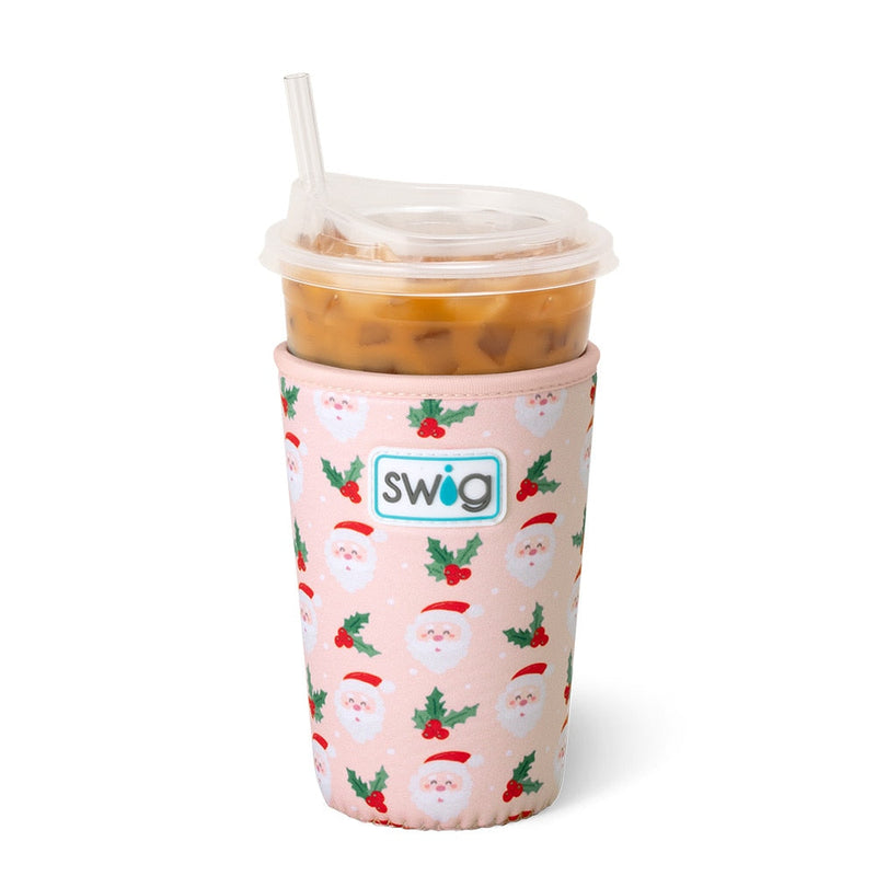 22oz Holly Jolly Iced Cup Coolie