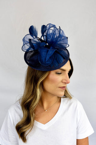 Navy Midnight Canter Fascinator