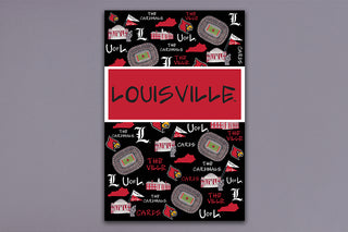 U OF L Icon Garden Flag