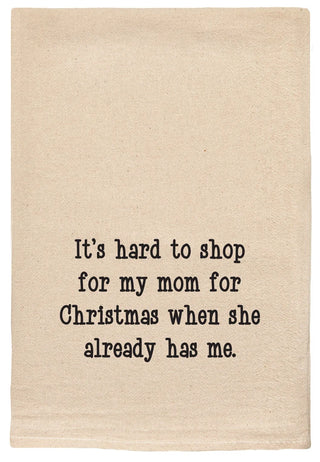 Mom Christmas Tea Towel