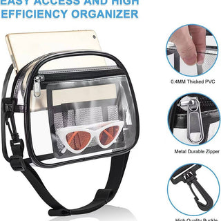 Black Clear Crossbody Bag