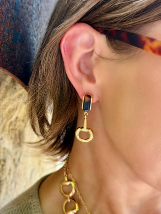 Buckley 2 Bit Drop Earrings