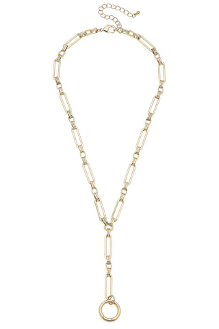Bella Lariat Charm Necklace