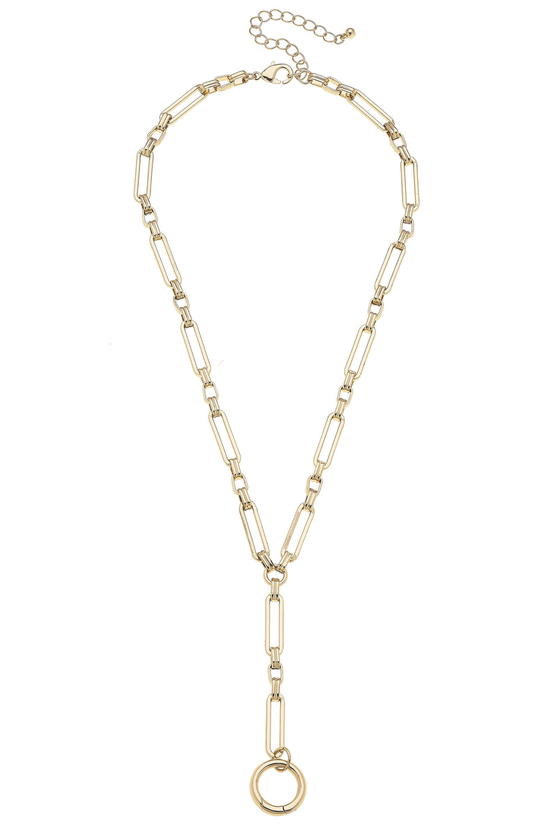 Bella Lariat Charm Necklace