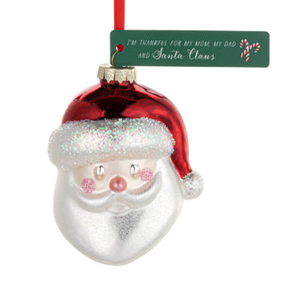 Thankful for Santa Ornament