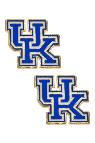 UK Wildcats Enamel Logo Earring